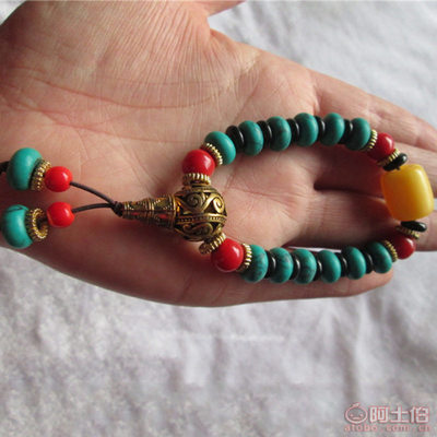 探秘临潼瑰宝 香元玉器绿松石手链——匠心工艺与自然灵韵的结晶